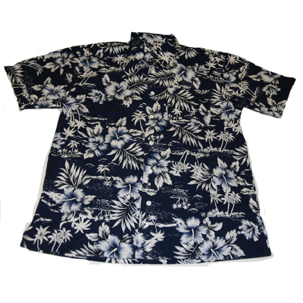 Havajská košeľa - tmavá