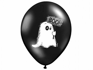 Balón s potlačou bieleho ducha/strašidelného domu