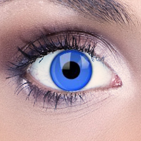 Kontaktné UV šošovky - modré