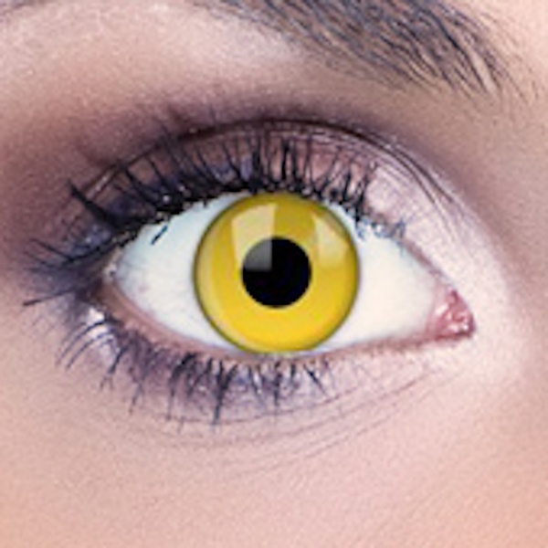 Kontaktné UV šošovky - žltá
