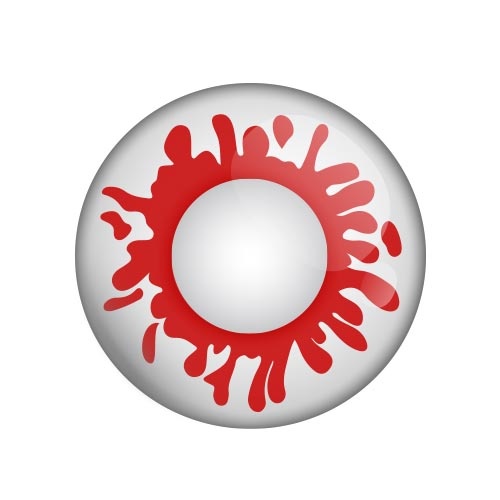 Kontaktné šošovky - Krvavé oči