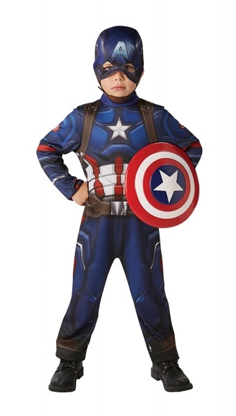 Detský kostým "Kapitán Amerika"